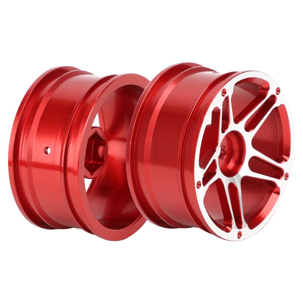 4PCS 1.9inch Aluminium Alloy Metal Wheel Hubs for 1:10 Remote Control RC Climbing Drifting CarRed