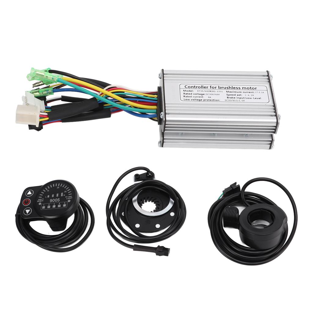 For KT Controller Kit 36V 48V 350W LED900S Display Panel 17A Controller Power Pedal Assist Sensor