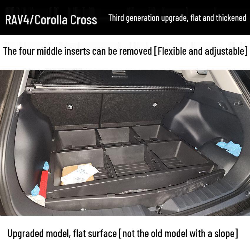Ящик для хранения в багажнике Toyota Frontlander RAV4: Аксессуар для модификации интерьера
