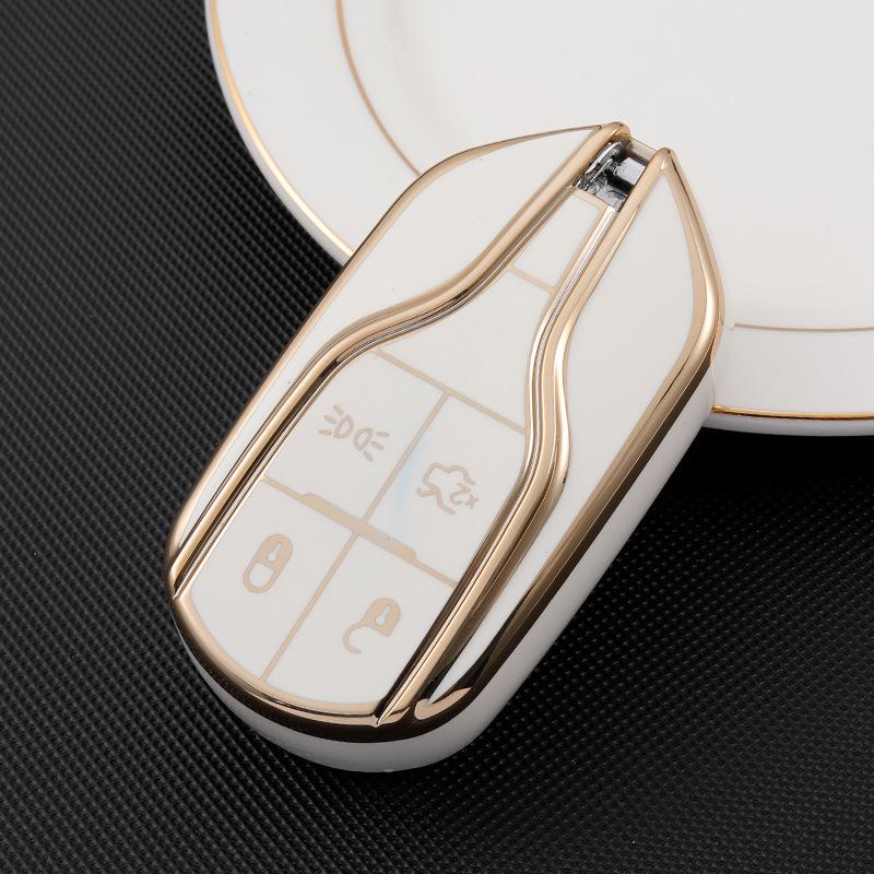 Maserati Key Cover for Levante, Levante SUV, and Ghibli - Protective Shell with Keychain.