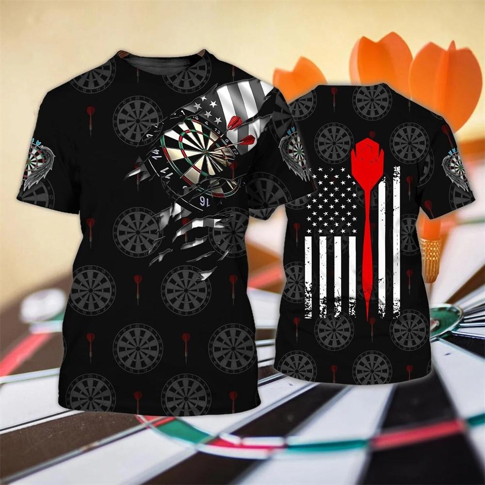 Male T Shirts Short Sleeve Tops Summer Clothing Dart Turntable Graphic Shirts Men's Streetwear O Neck Large Size Pullover