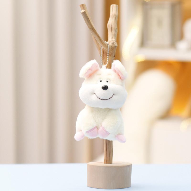 Short Plush Bee Dog Stuffed Animal With Keyring Ideal For Kids Room