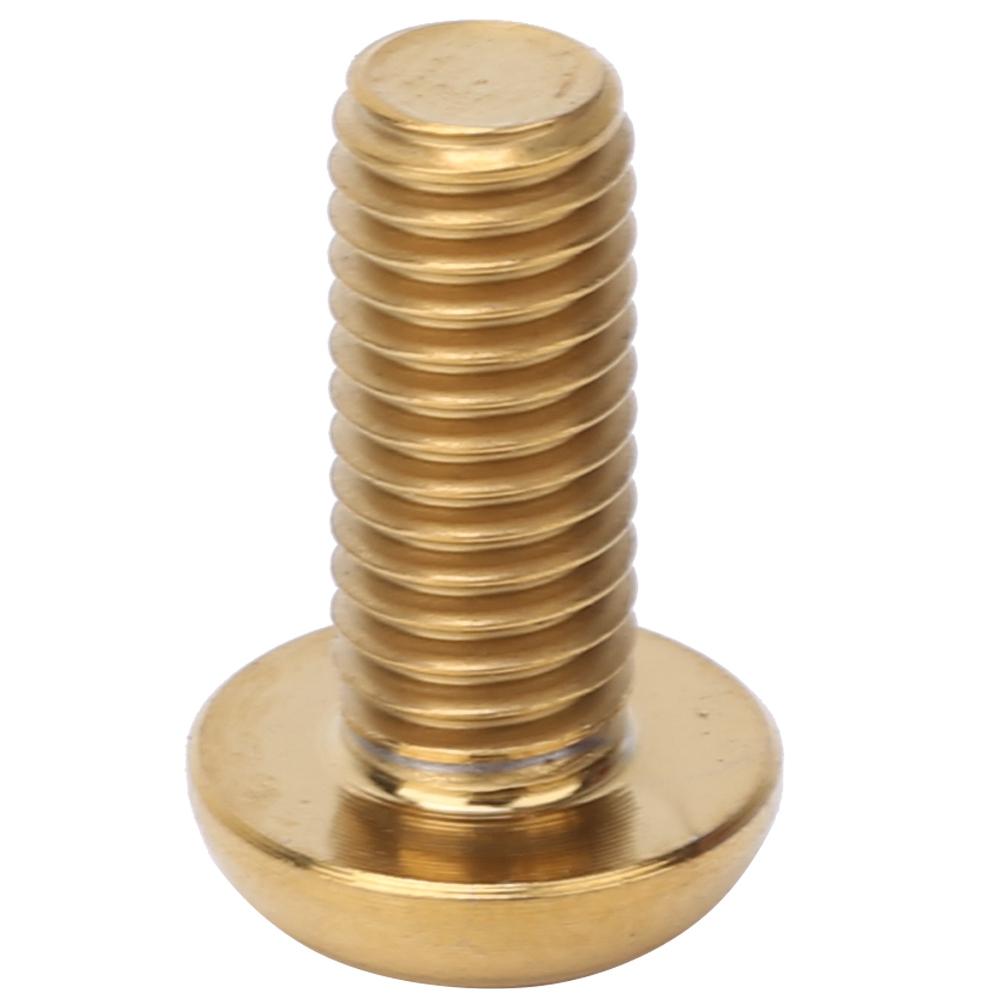 Упаковка из 5 шт. Титановый сплав M5*12 Болты для флягодержателя велосипеда M5*10 Винты для дискового тормоза(M5*12 Золотой