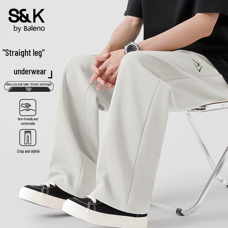 Baleno S&K Series Men's Cotton Blend Heavyweight Straight-Fit Sweatpants