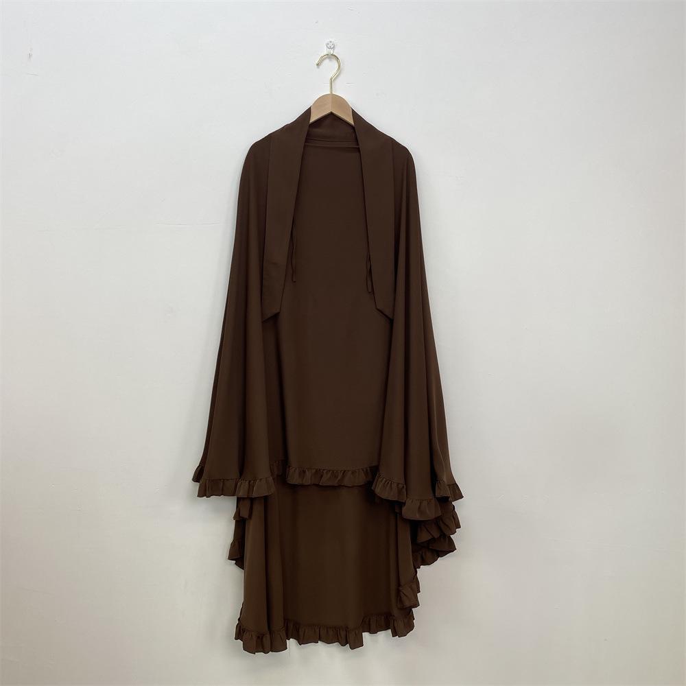 Большой платок для головы с оборками и качелями Dubai Swing 2338