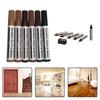 6Pcs Wood Grain Furniture Floor Repair Scratch Restore Paint Touch-up Pen Kit
