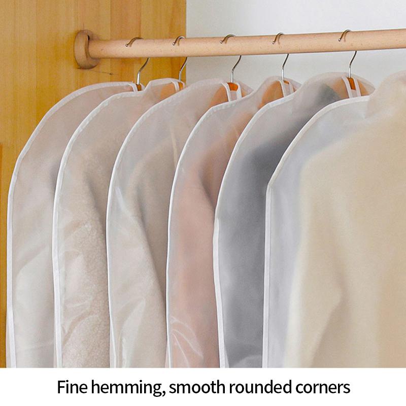 Dustproof Clothing Covers Damp-proof Garment Bags Clothes Dust Cover Suit Dress Protector Dressing Room Hanging Closet Organizer