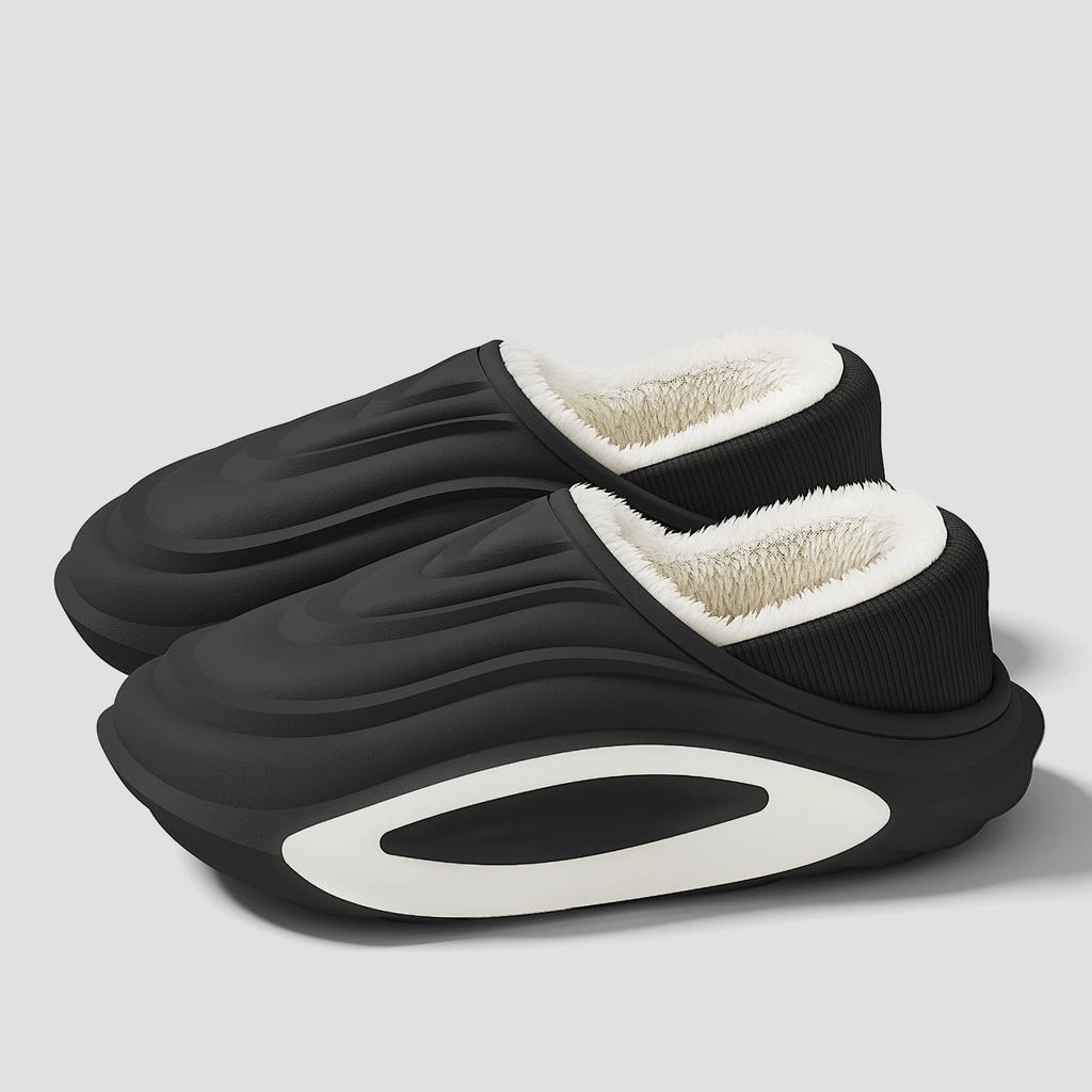 Зимние утепленные нескользящие тапочки с подкладкой, легкие ЭВА, для дома, улицы, домашней носки, с мягкой тканевой подкладкой