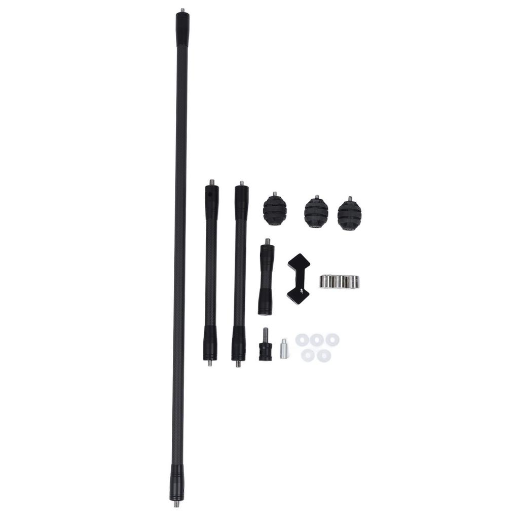 Recurve Bow Stand Holder 28inch Height Lightweight Durable Pure Carbon Archery Bow Stand Holder for Recurve Bow Black