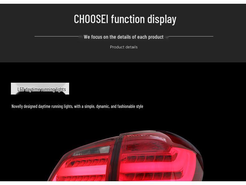 Haval H6 LED Taillight Assembly: High Brightness Daytime, Brake, Turn Signal & Reverse Lights