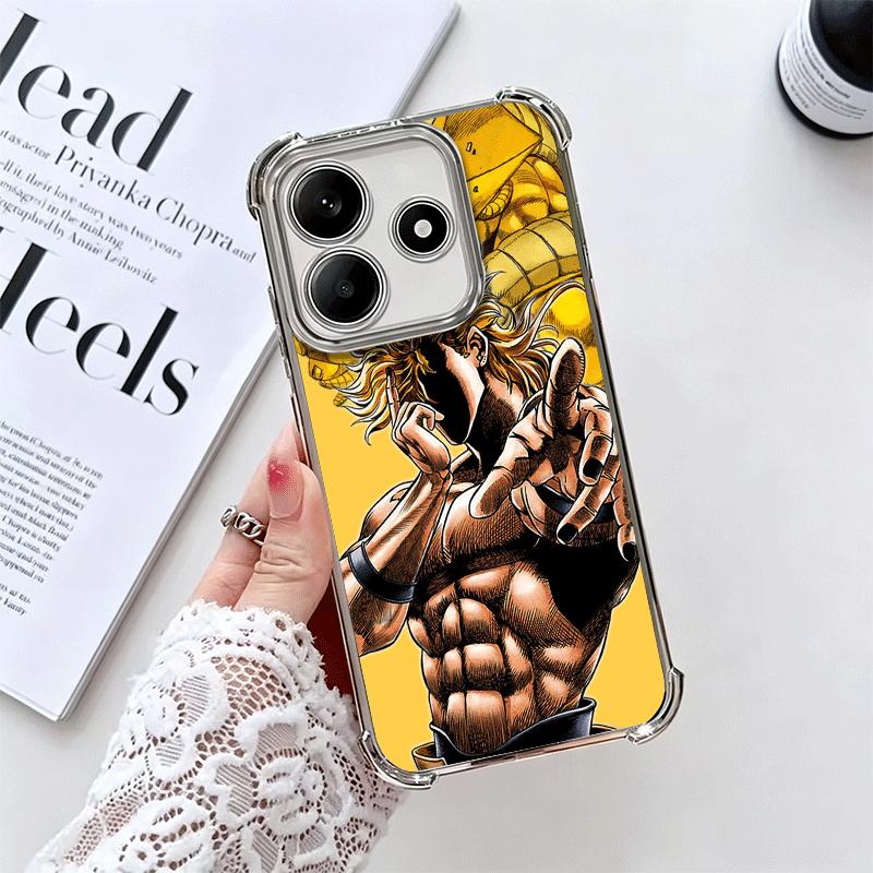 JoJo Adventure Дио Диего Брандо Мягкий чехол для телефона для Xiaomi Redmi Note 14 15 Pro Plus 13 12 11S 11T 5G 10 9S 9 Покрытие Защита от падения