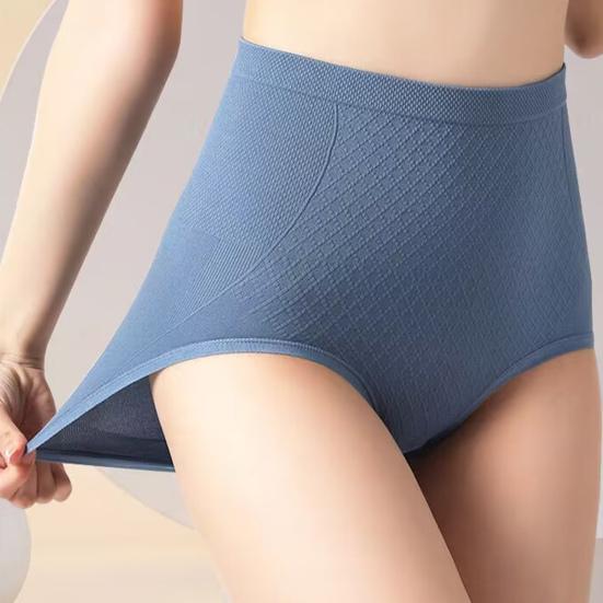 Женское нижнее белье с высокой талией, утягивающее живот, компрессионные трусы с полным покрытием, женские бесшовные эластичные трусы