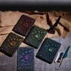 Книга-Дневник из смолы с драконом, красочная цветная записная книжка со звездами, кожаный тонкий блокнот