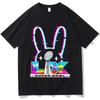 Bad Bunny Суперкубок LX 2026 Графическая футболка Хлопок унисекс Короткий рукав Свободная рубашка Y2k Хип-хоп мода Лето Новый Мужская уличная одежда