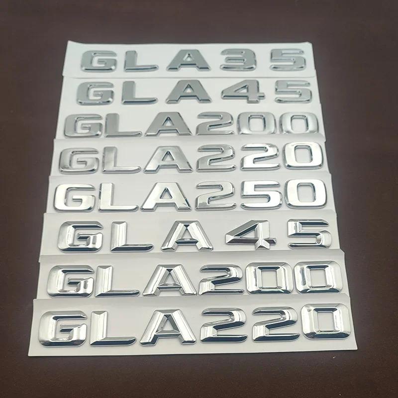 Car 3D Sticker Emblem Badge for Car Trunk Letters For Mercedes Benz AMG GLA200 GLA220 GLA260 W156 X156 H547 Auto Accessories QQ71