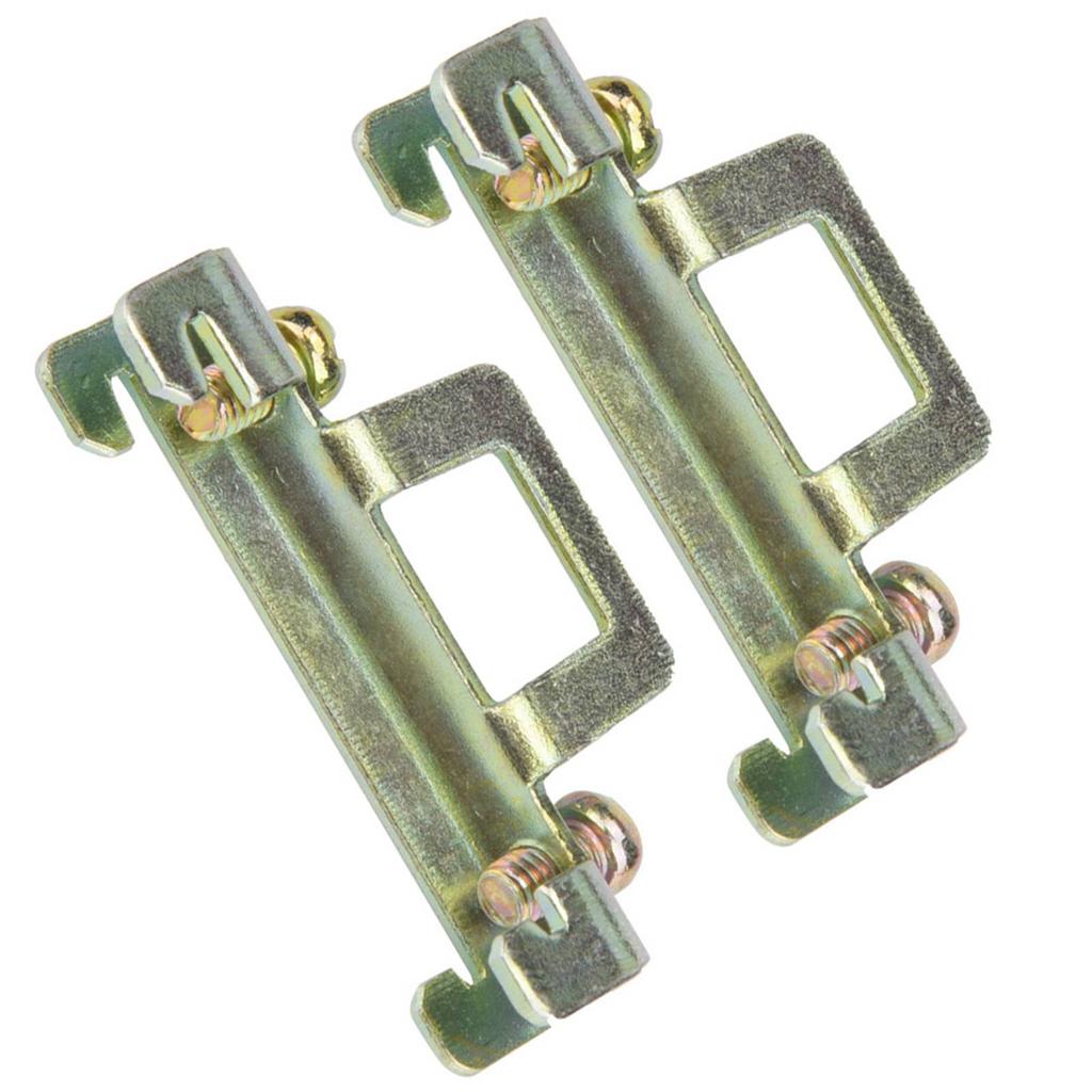 10pcs Fixed Clamp Fasten Clip for 35mm DIN Rail (Metal Model 11)