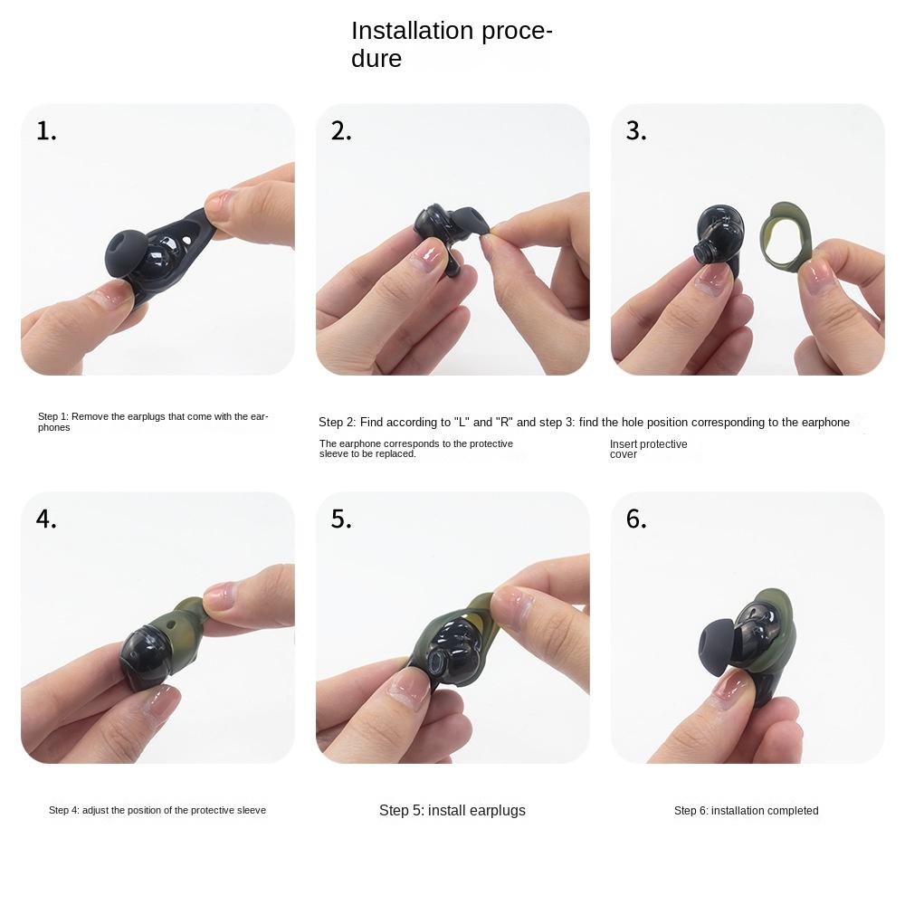 3 пары сменных накладок-вкладышей для наушников Bose QuietComfort II/Ultra