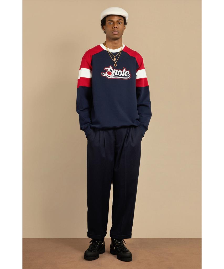 DROLE DE MONSIEUR Le Pantalon A Plis Cropped D0Paw25308Nyx