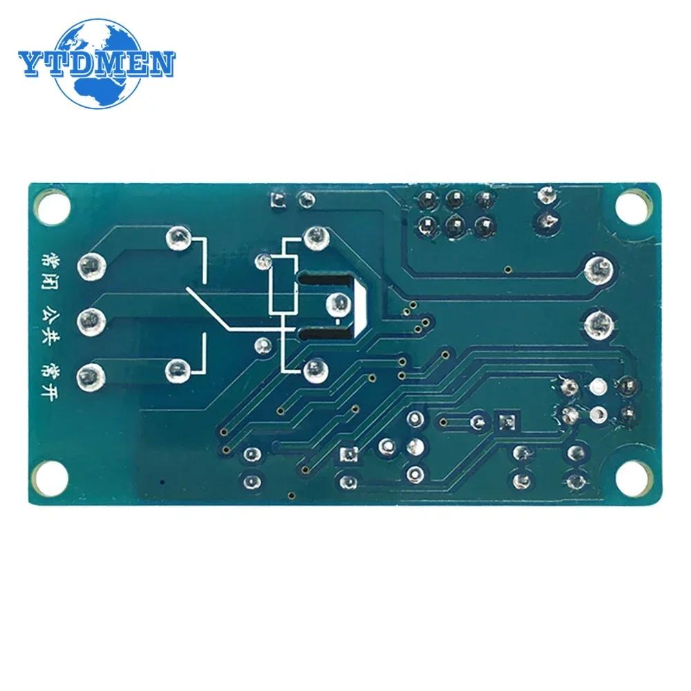 Реле задержки DC 5В 12В Нормально открытое Реле задержки времени Модуль Реле времени Переключатель управления Регулируемый потенциометр Светодиодный индикатор