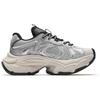 New Anta Anti Slip Wear Resistant Low Top Chunky Sneakers Women's Gray Silver 922518891-2