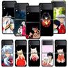 Чехол для смартфона для ПК Samsung Flip Z Flip3 5g Zflip Zflip3 Hard Anime Cute Inuyasha