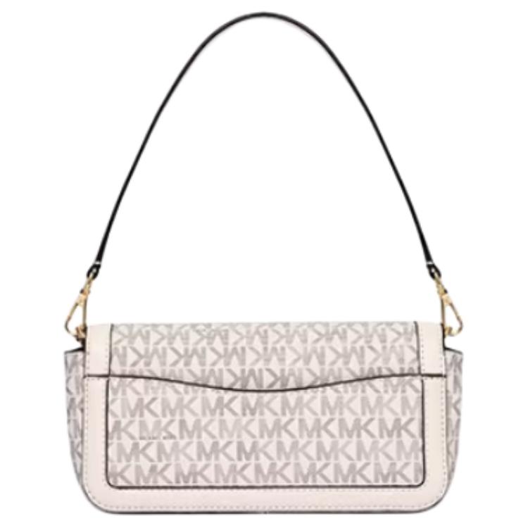Michael Kors Soho Classic Monogram Магнитная застежка ПВХ Сумка-тоут Женские сумки-тоут Ванильно-белый 35S6G1SC5B-278