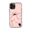 Чехол PK12 Pokemon Cartoon Black Sofe для iPhone 16 15 Plus 14 13 Pro 8 SE XR XS Max P30 Nova 5T Y5P Y6 Y7 Y8P Y9 Realme C30 C33 C31 VIVO Y36 V27