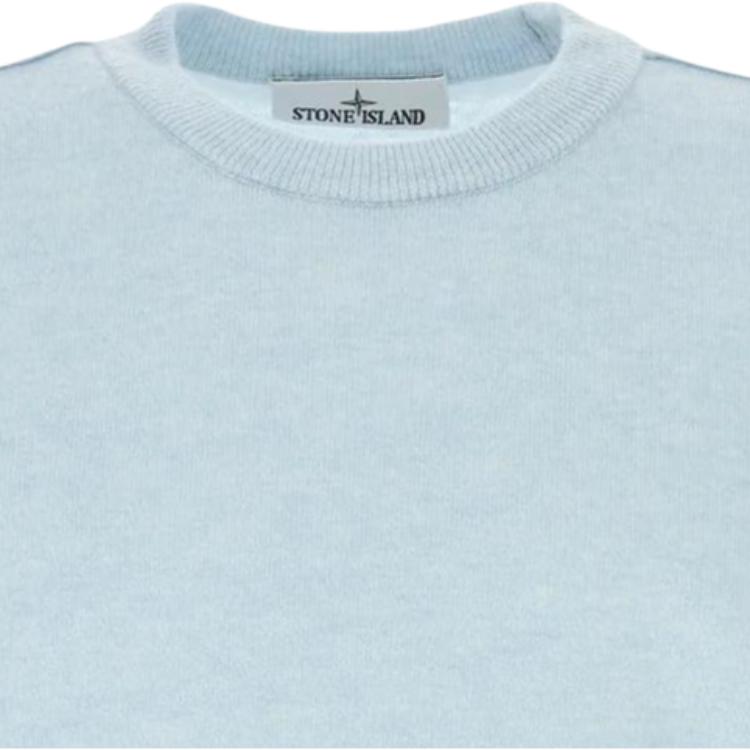 STONE ISLAND Однотонный свитер с круглым вырезом и длинным рукавом для мужчин свитер L1S155100010S00B4-V0041