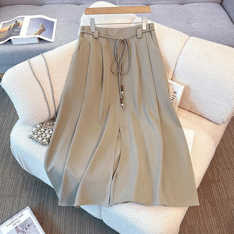 Новый стильный комплект с V-образным вырезом, состоящий из пиджака и юбки, для женской одежды больших размеров на весну и осень