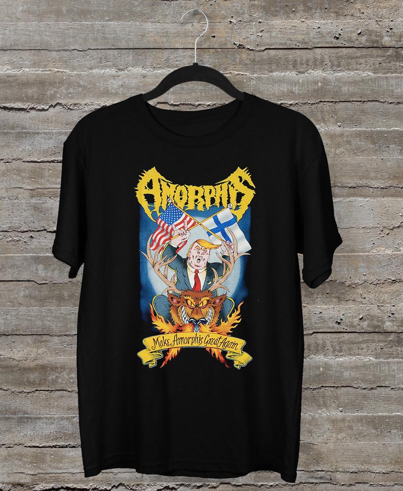 Make Amorphis great again Tshirt black short sleeve All sizes S5XL XA126 Unisex T-Shirt