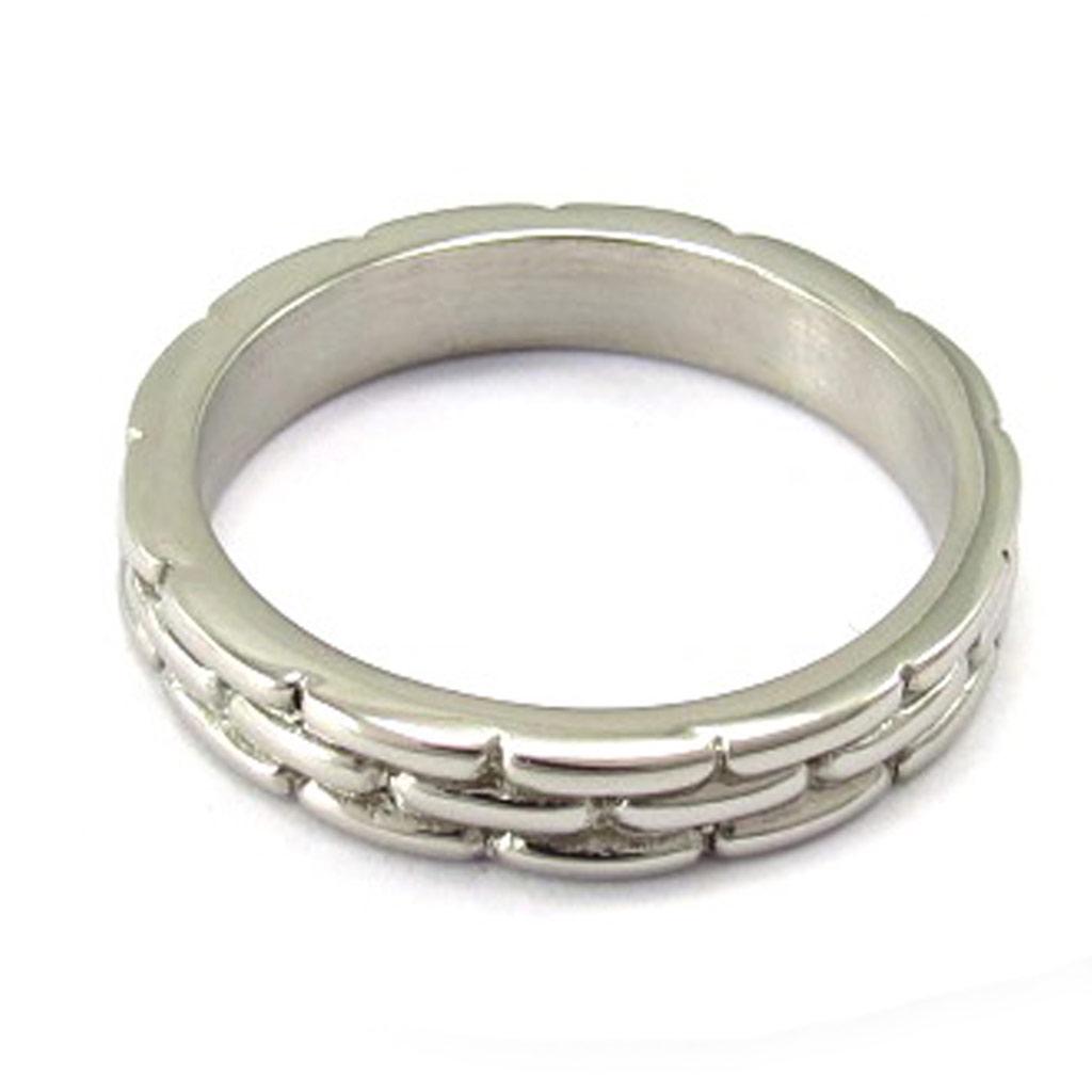 Стальное кольцо 'Хореография'