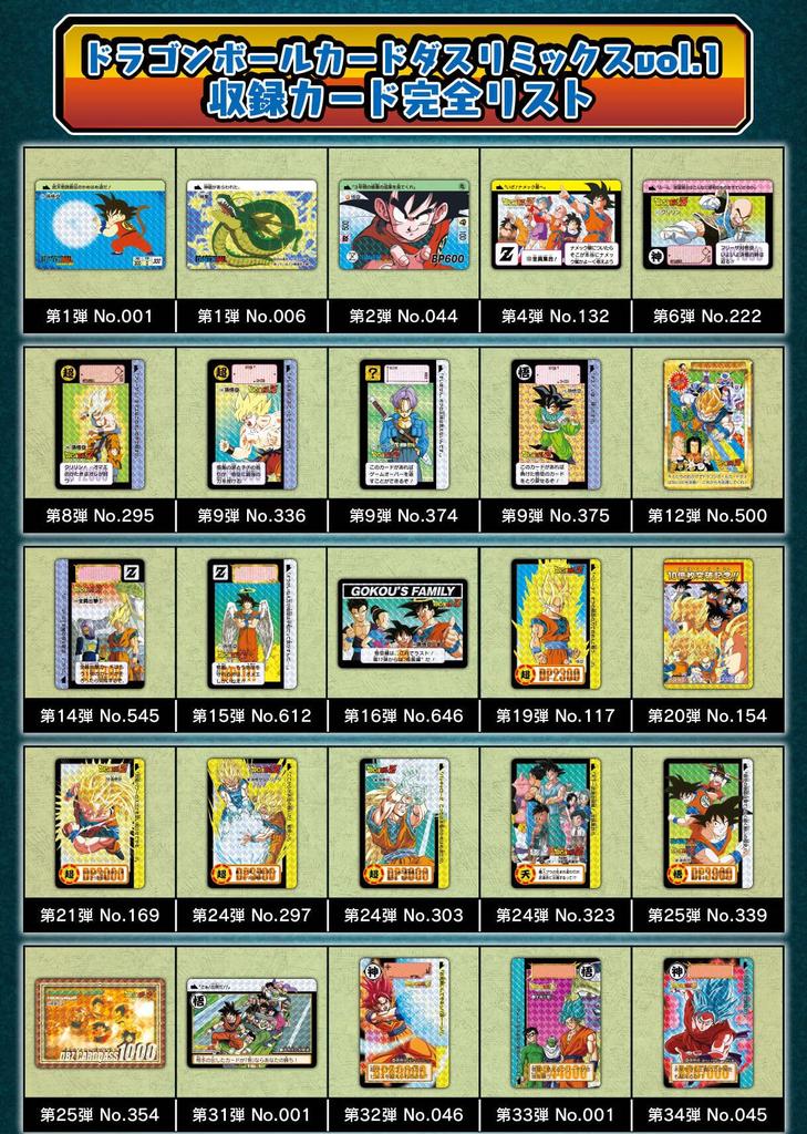 Dragon Ball Carddass Remix Том 1