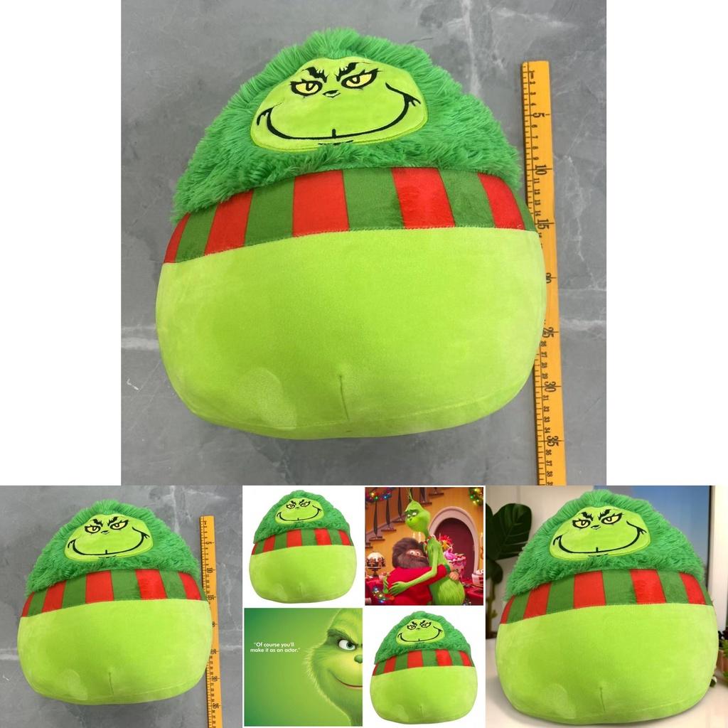 Рождественская игрушка-подушка Гринч, забавная и очаровательная мягкая игрушка
