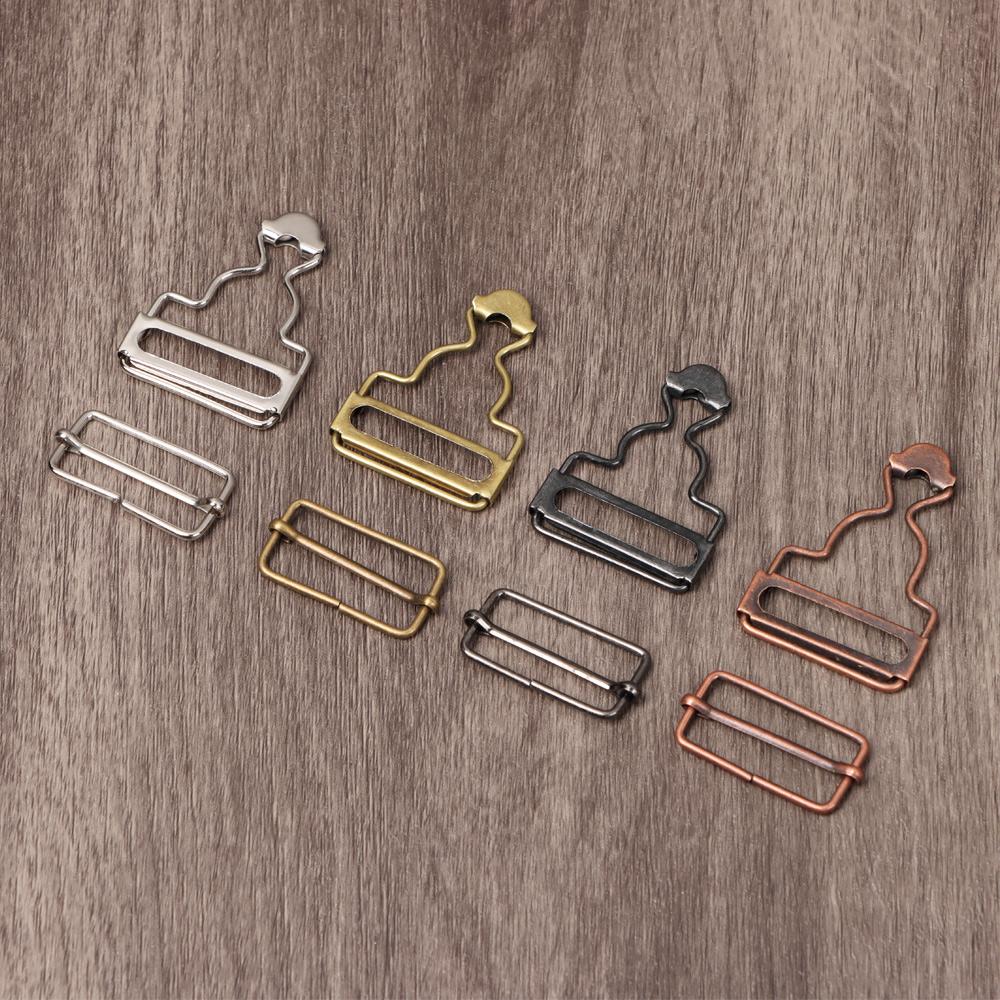 Регулируемые зажимы для подтяжек своими руками, застежки для комбинезонов, пуговицы для джинсов, джинсовый комбинезон, пряжки