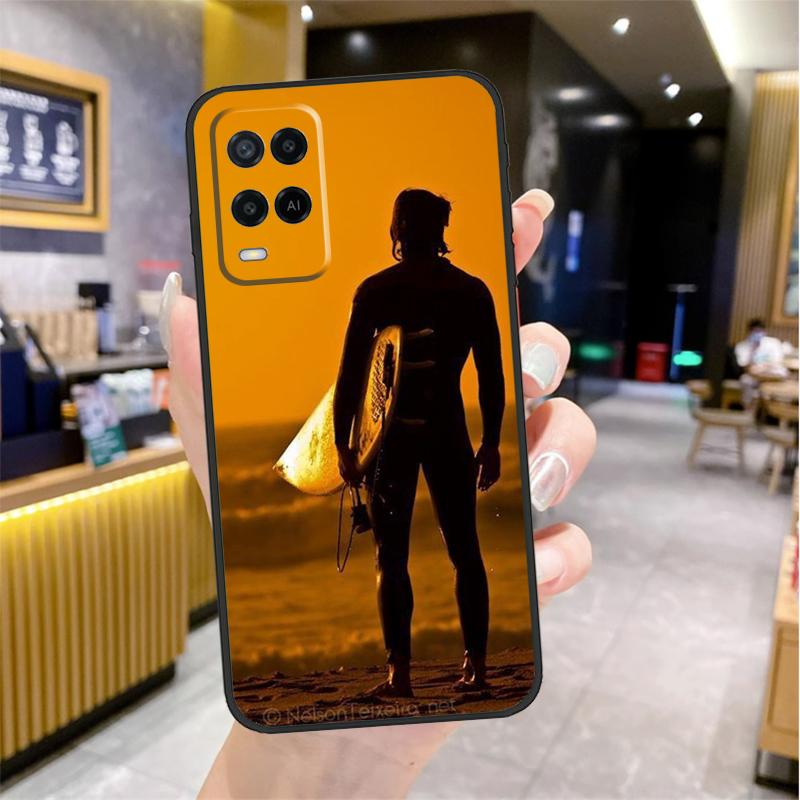Чехол-подставка Surfer Surf Hang Loose Shak для Oppo A74 A54 A94 A78 A98 A18 A60 A80 A40 A38 A58 A96 A76 A16 A15 A17 A57 A77 A5 Pro