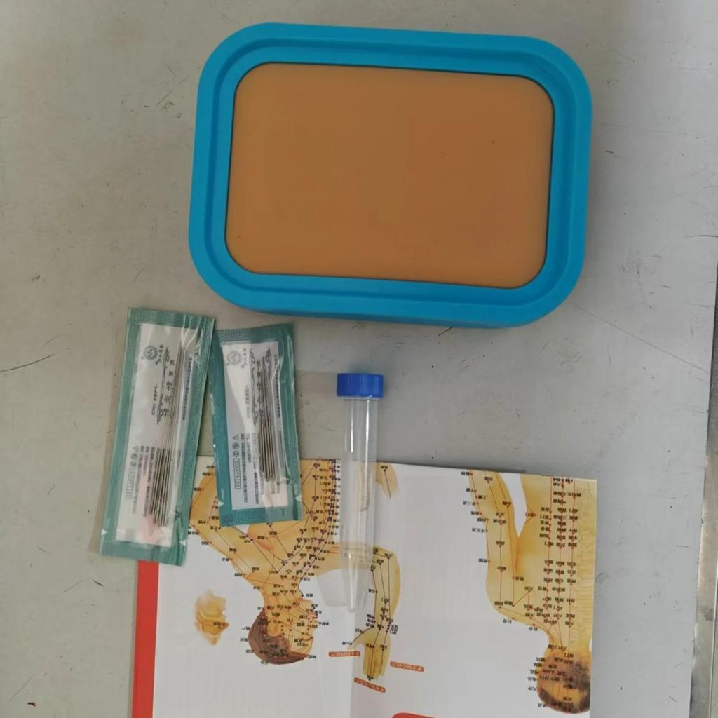 Acupuncture Training Practice Model Kit - Acupuncture Point Location Training Needle Package for Chinese Medicine Students with