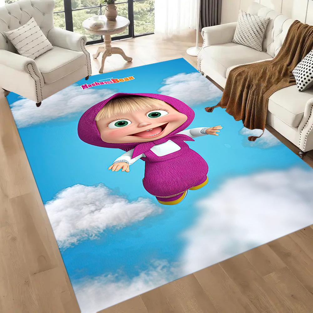 Masha Bear Carpet Design for Bedrooms Outdoor Foyer Decorate room Antislip Carpet Office home decor Perfect Gift for Friends & Family