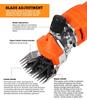 Hilda Electric Wool Shears with Special Cutter Head