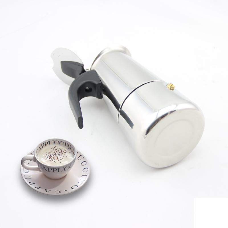 100/200/300/450/600 мл Классический перколятор из нержавеющей стали 304 для офиса и семьи, кофемашина для капучино, восьмиугольный кофейник для мокко-латте, эспрессо-машина