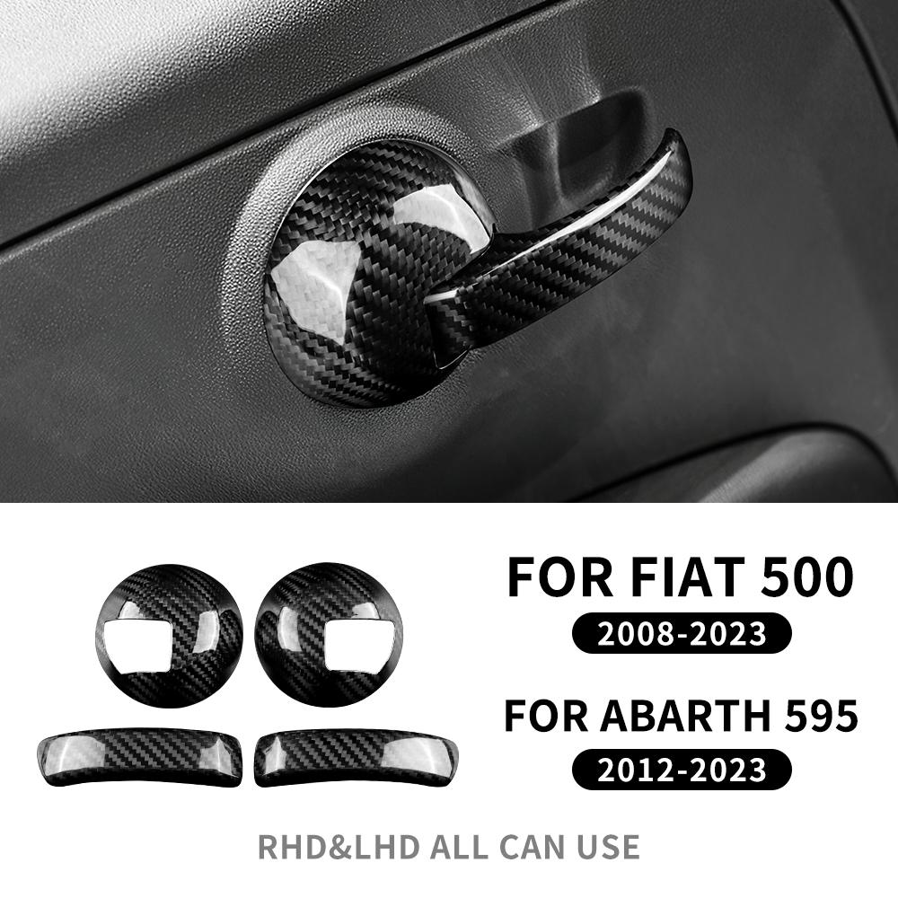 Настоящий Жесткий Углепластик Для Fiat 500 2008-2010 2011 Abarth 595 695 2012 2013 2014 2015 2016 2017 2018 2019 2020 2025 2025 2025
