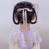 Children's Hairpin Ancient Style Headwear Hanfu Headwear Ribbon Tie Set A Complete Set of Girls' Hanfu Headwear