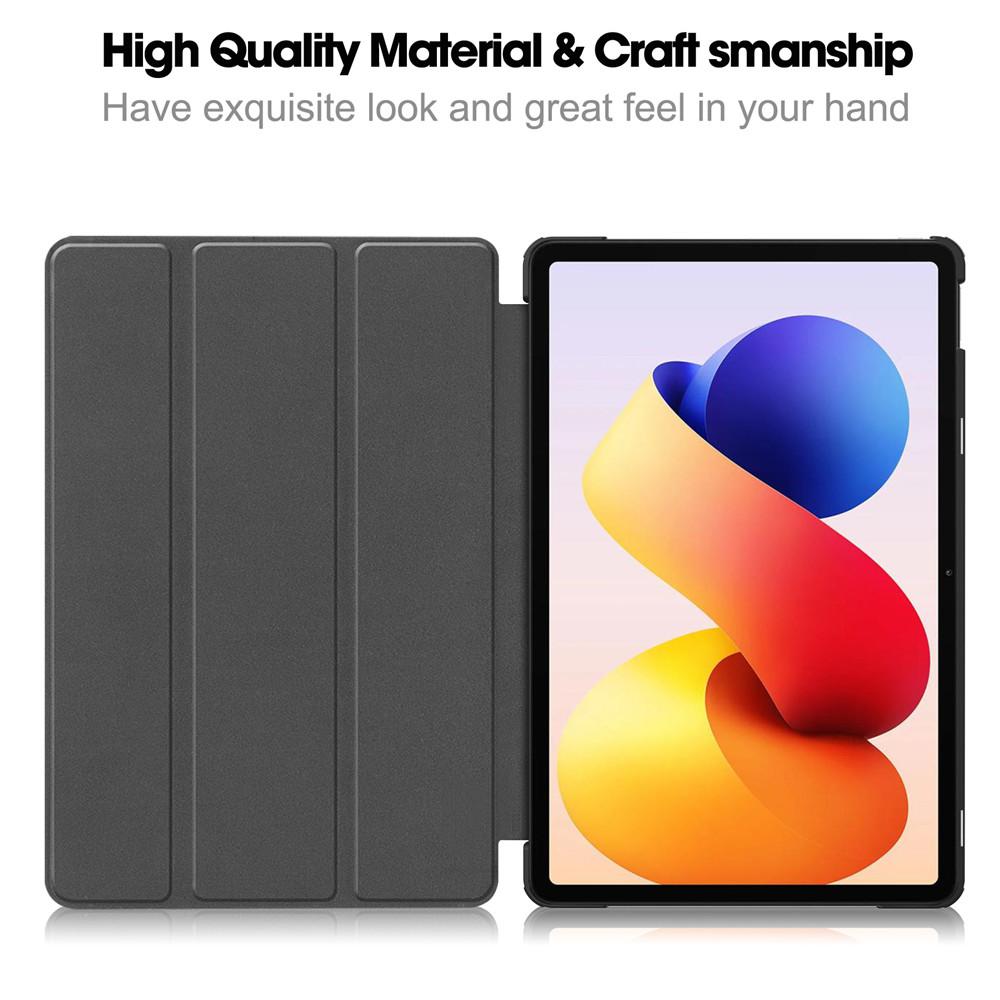 Умный чехол-книжка для Xiaomi Redmi Pad 2 Pro 12.1 дюйма со складной подставкой и функцией автосна Funda Redmi Pad 2 Pro 12.1" Чехол для планшета