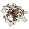50Pcs DIY Love Heart Metal Rivets Claw Studs for Bags Clothes Hats Decor