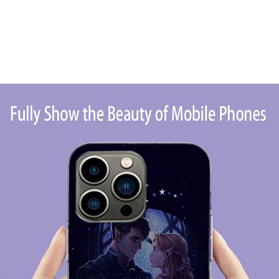 Чехол для телефона Acotar A Court of Mist and Fury Для Iphone 17 Air 15 Pro 14 Plus 16 Pro Max 17E 16E 12 13 Mini 11 Чехол Милый Fundas