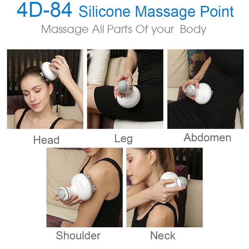 Портативный 3D электрический расслабляющий массажер для кожи головы, скребок для головы, массажер для мышц плеч, теленка
