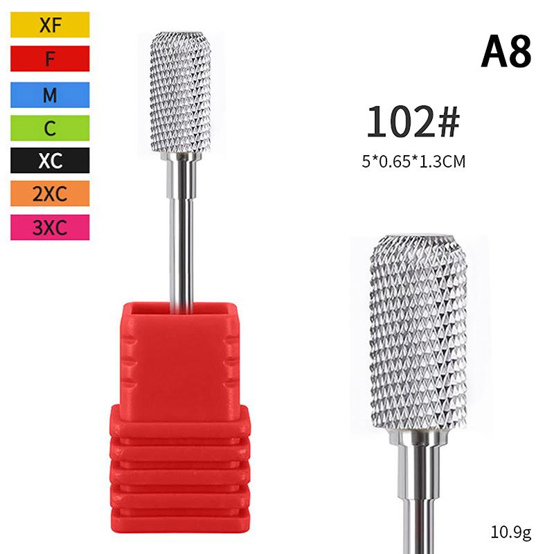 Пилки для ногтей из вольфрамовой стали с хвостовиком для электрической маникюрной машинки