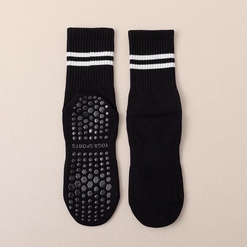 Женские весенне-летние новые профессиональные носки-гольфы для пилатеса и йоги с нескользящей подошвой