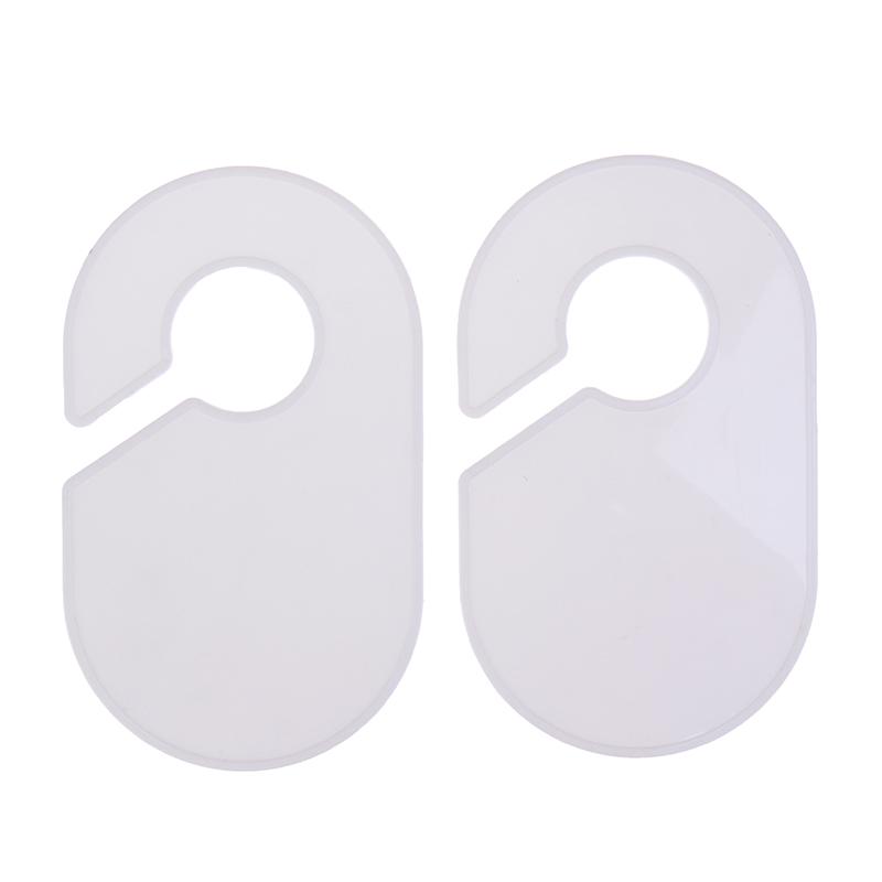 12 шт. белые пластиковые разделители размеров одежды кольца для маркировки одежды размерные бирки стойка