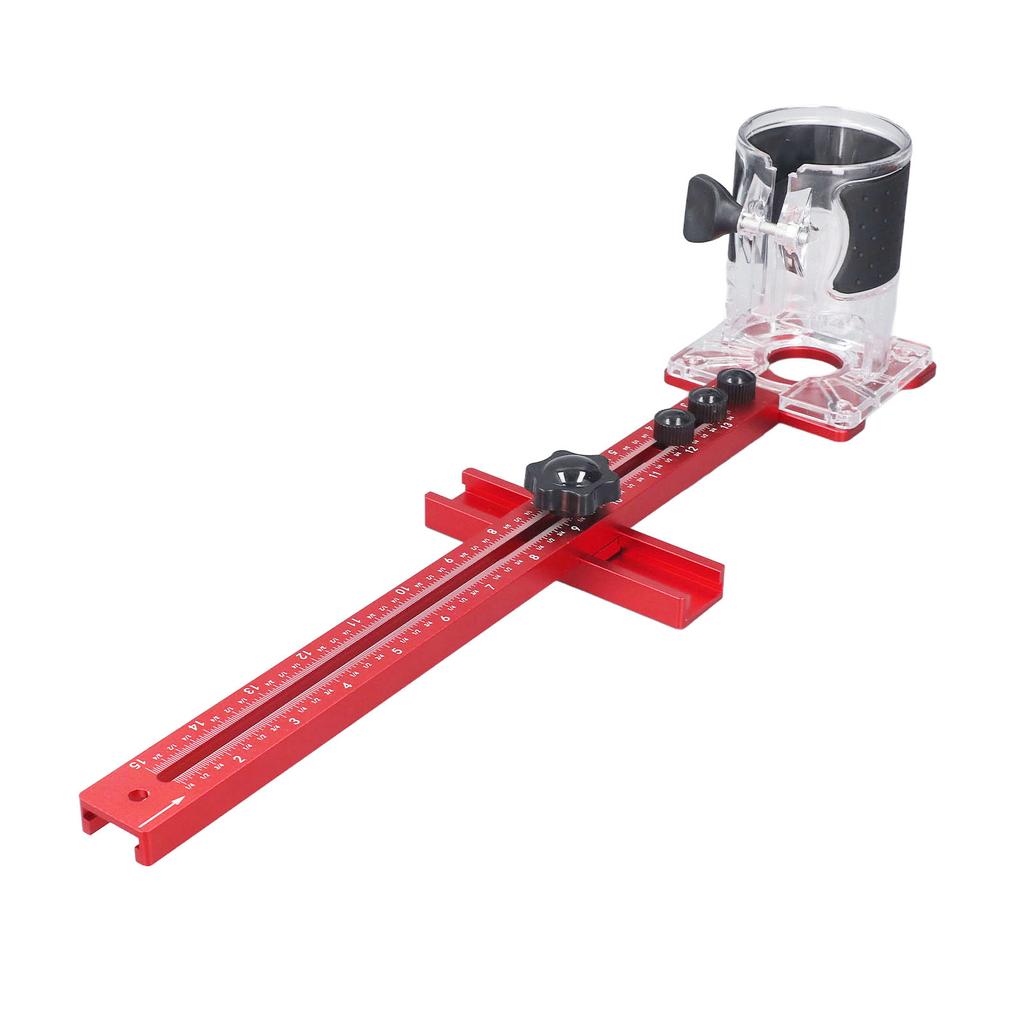 Router Milling Groove Bracket 4 In 1 Cabinet Hardware Jig Circle Cutting Guide Adjustable Woodworkin