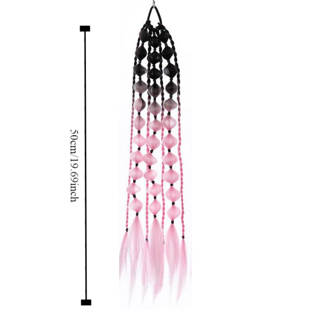 Фонарь Коса Пузырь Джамбо Коса Конский хвост Расширение Плетеные хвосты Длинные косы-закрутки Объемная вечеринка